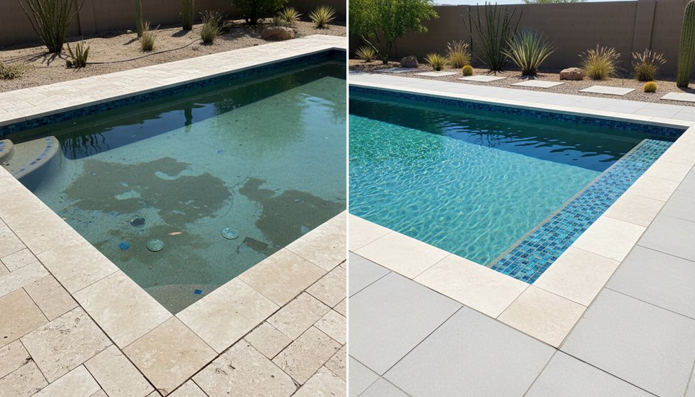 Pool Remodeling Before and After Scottsdale