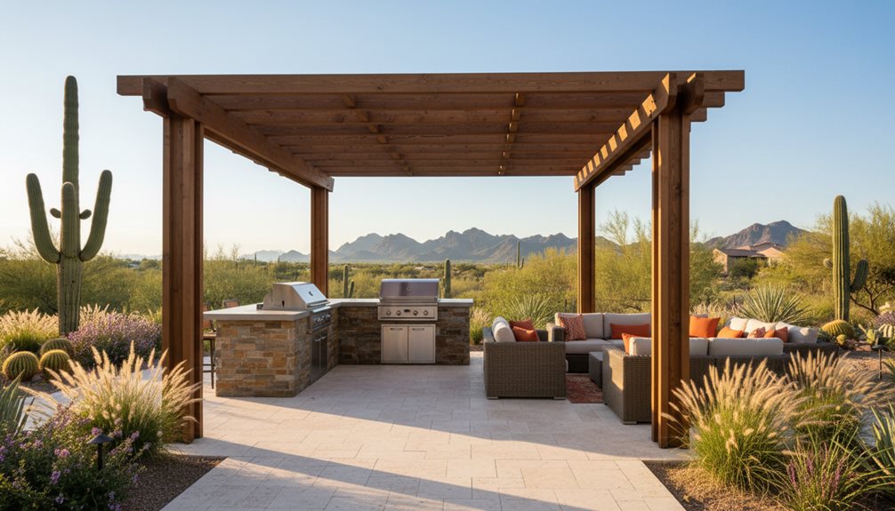 cohesive outdoor living design