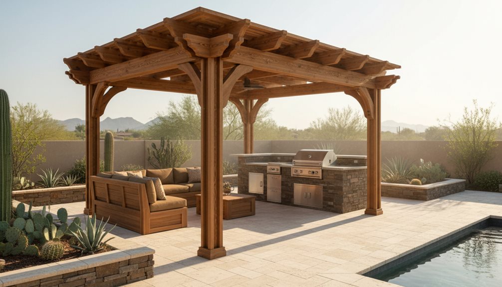 cohesive outdoor living integration
