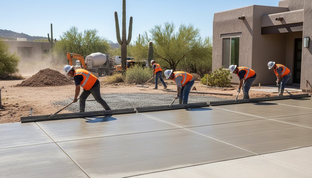 custom concrete installation services