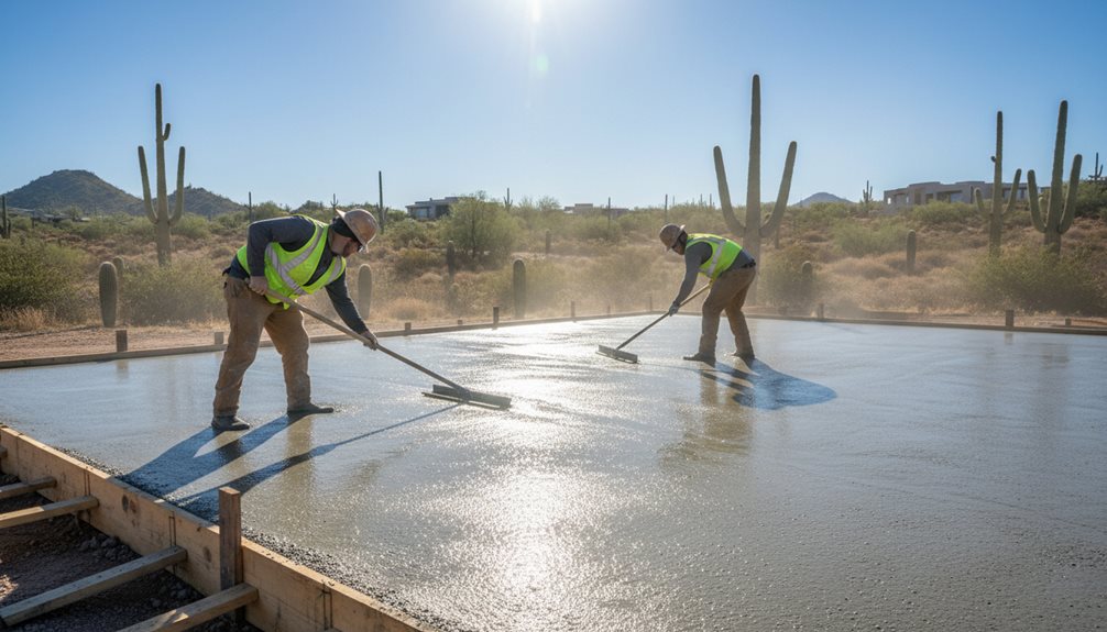 custom concrete installation services