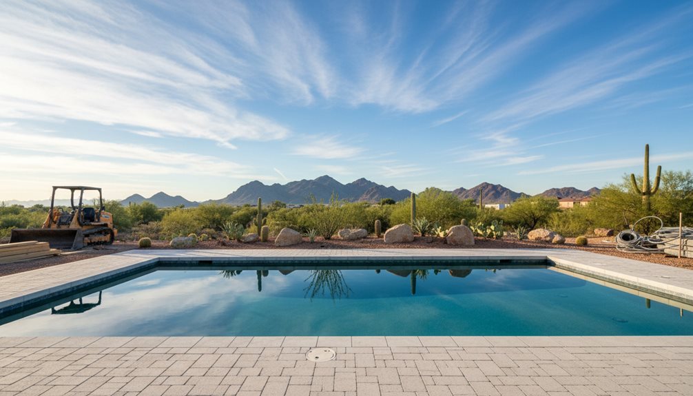 custom inground pool construction