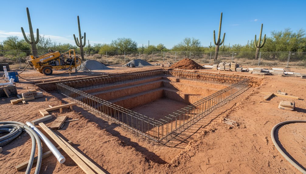 custom inground pool construction