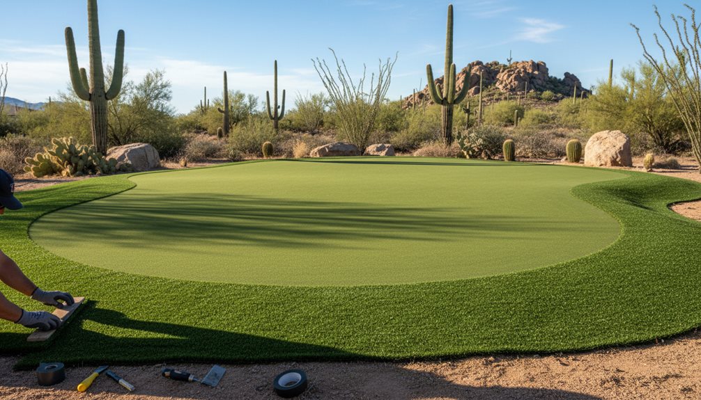 custom turf putting greens