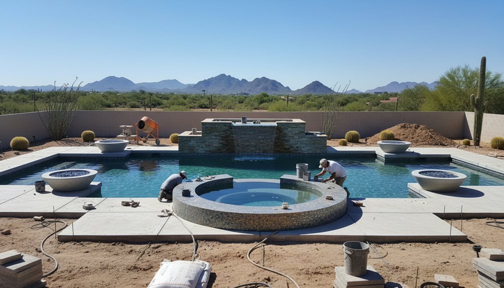 customizing backyard pool features