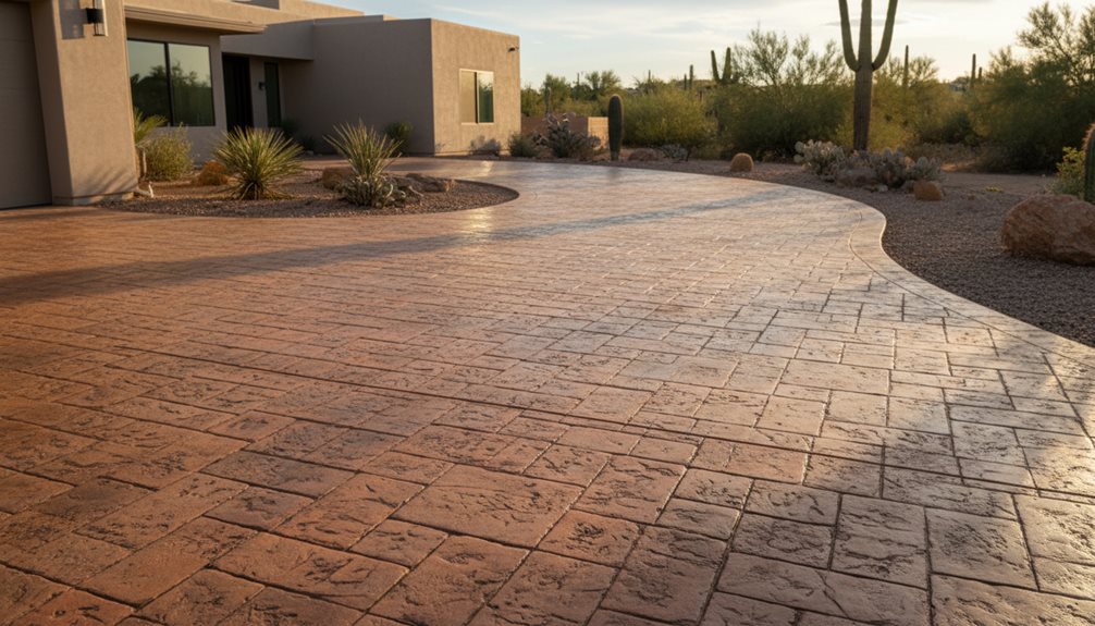 decorative affordable driveway options