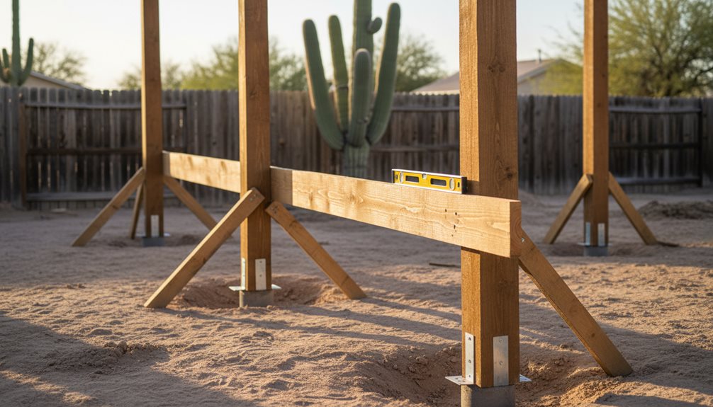 pergola installation process steps