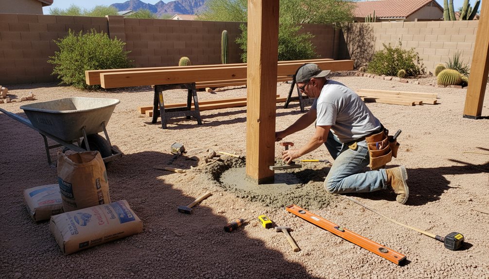 pergola installation step by step