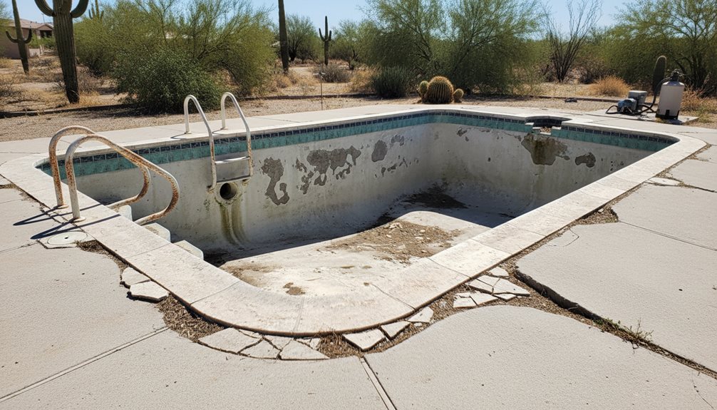 pool needs urgent remodeling