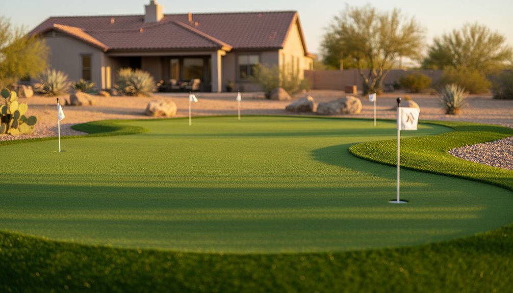 professional grade backyard putting green