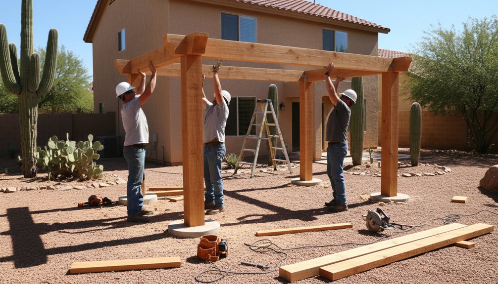 seven critical pergola stages