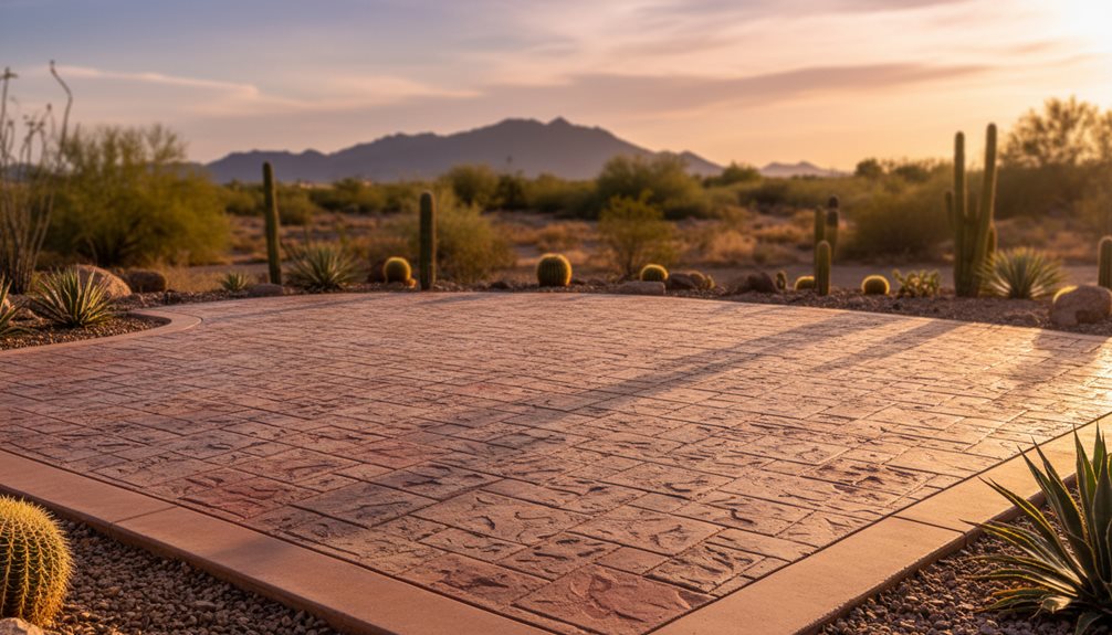 stunning stamped concrete patios