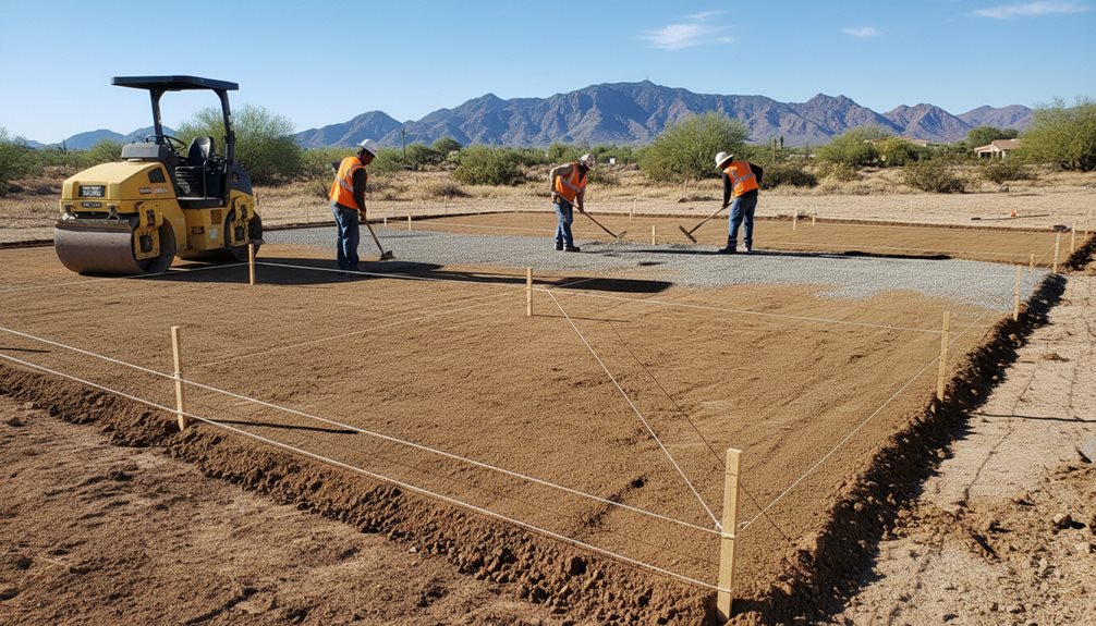 thorough site preparation process