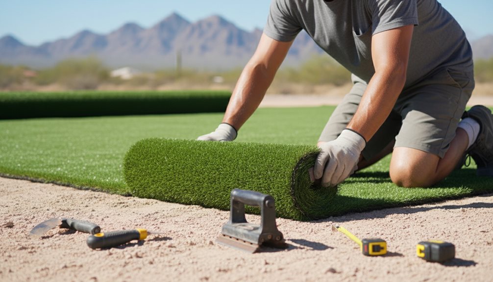 turf installation step by step