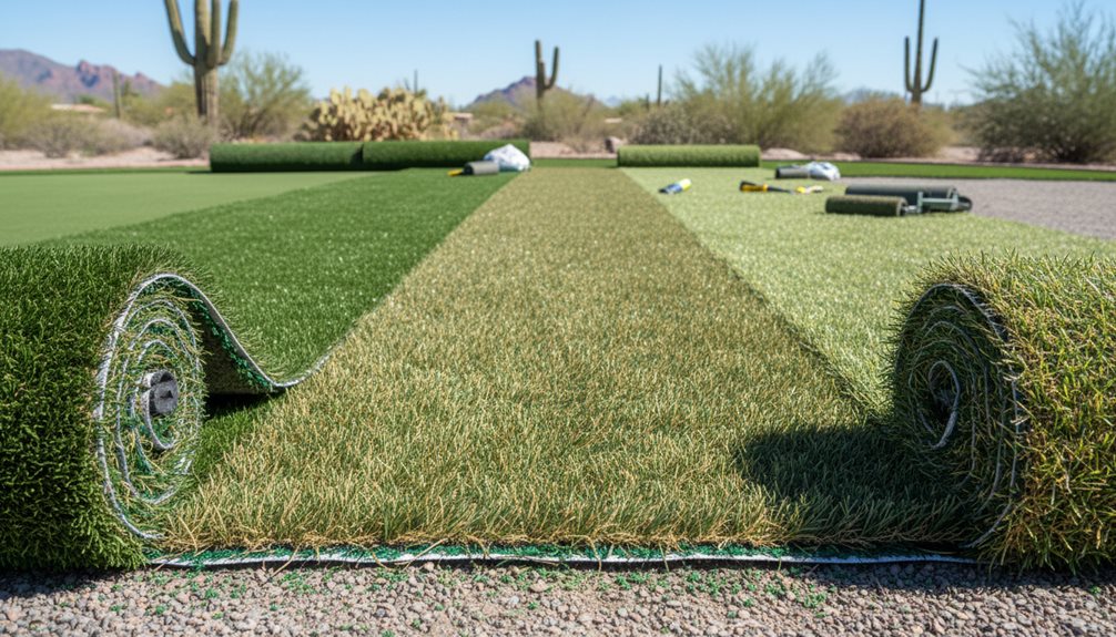 types of artificial grass